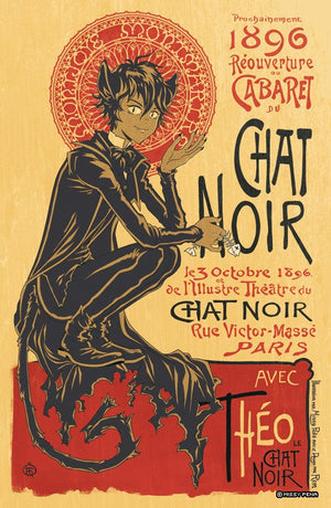 Théo le Chat Noir Print