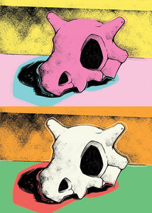 Pop Skulls Mini Print